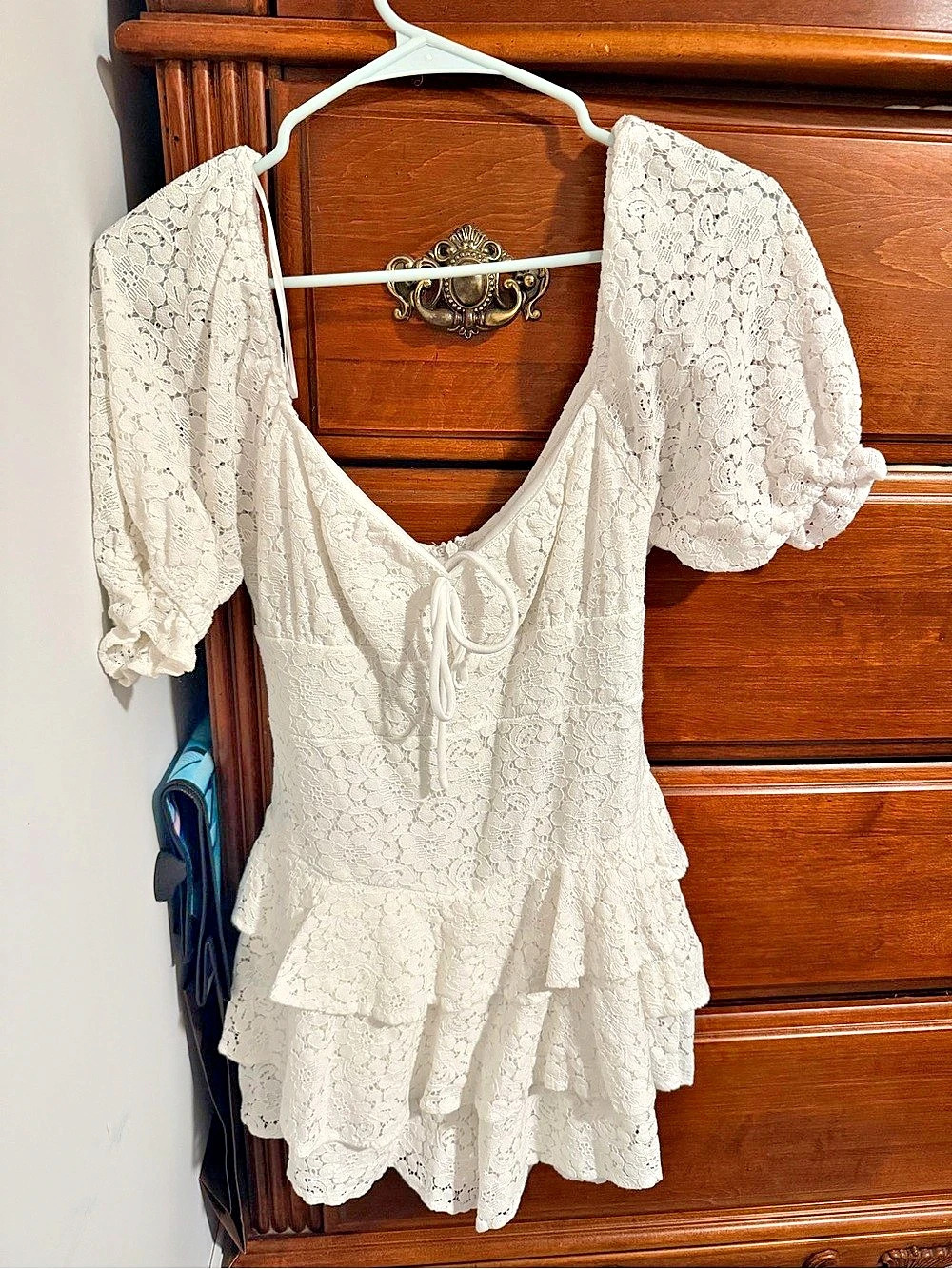 Altard State White Lace Romper